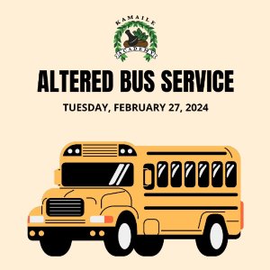 Altered Bus Service Continued